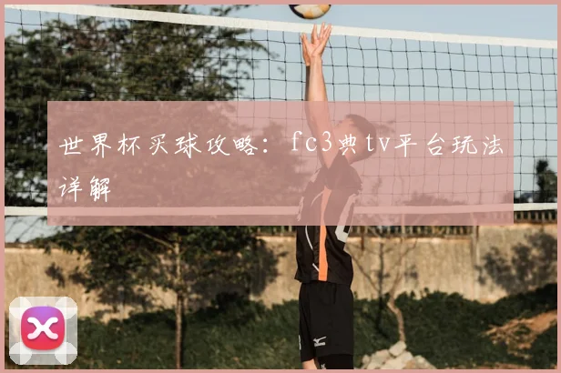 世界杯买球攻略:fc3典tv平台玩法详解