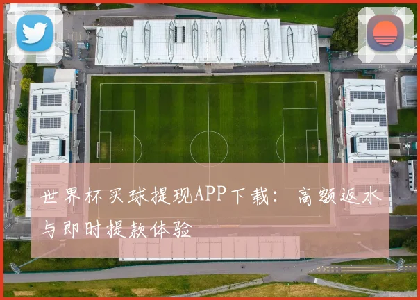 世界杯买球提现APP下载:高额返水与即时提款体验